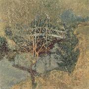 John Henry Twachtman Die weiBe BrUcke USA oil painting artist